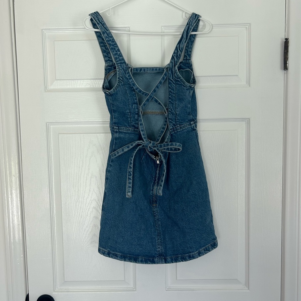 Zara mini jean dress